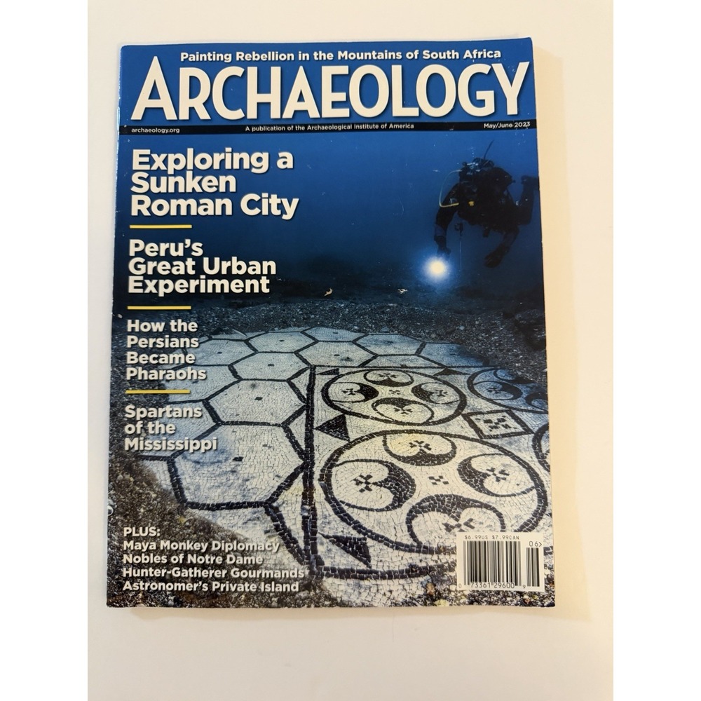 Archaeology Magazine May /June 2023 Exploring A Sunken Roman City